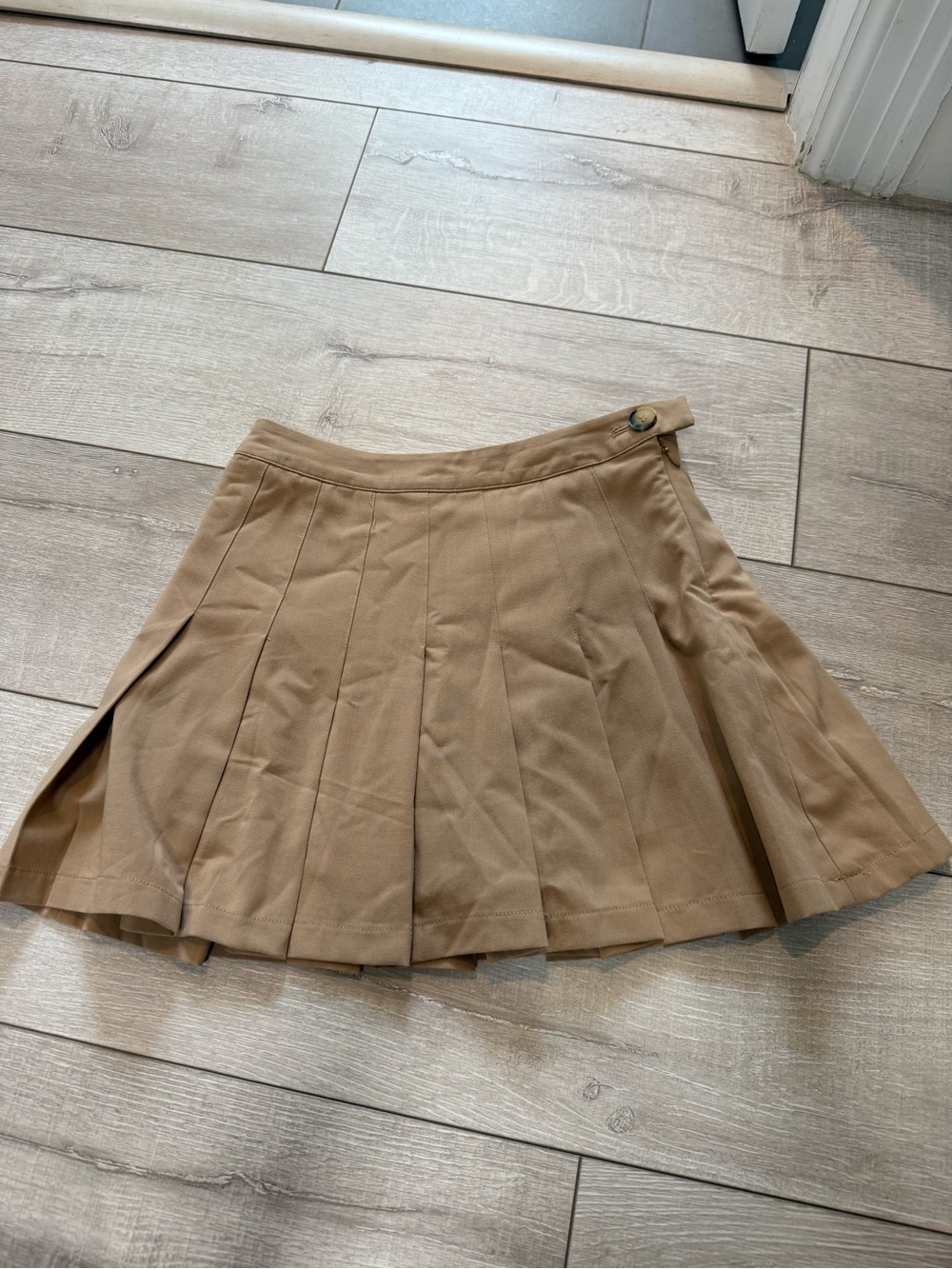 Pleated Mini Skirt